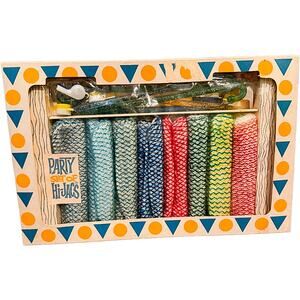 Cool Vintage 1950s Hi-Jacs Party Set Multicolor Drink Jackets & Stir Sticks NOS